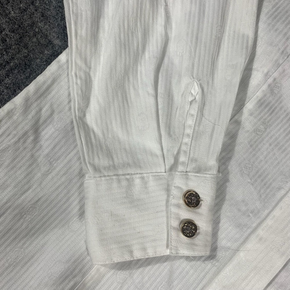 Pendleton Blouse Womens 8 White Basic Collared Lo… - image 6